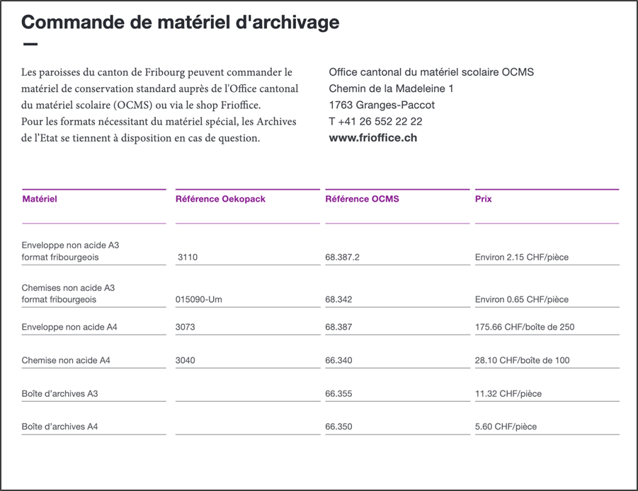 Extrait du guide adressé aux paroisses Extrait du guide adressé aux paroisses